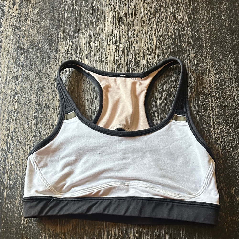 Lululemon Athletica Black and White Sports Bra